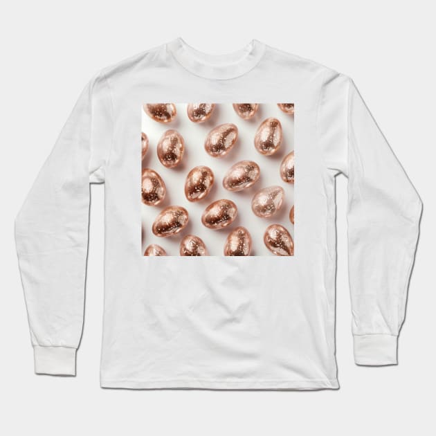 Easter in rose gold III Long Sleeve T-Shirt by peggieprints